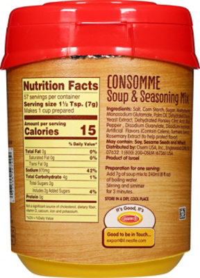 Osem Soup & Seasoning Mix Chicken Consomme Instant - 14.1 Oz - Image 5