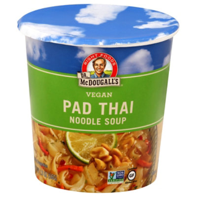 Dr. McDougalls Soup Gluten Free Vegan Pad Thai Noodle Soup - 2 Oz - Image 3