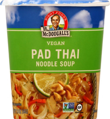 Dr. McDougalls Soup Gluten Free Vegan Pad Thai Noodle Soup - 2 Oz - Image 2