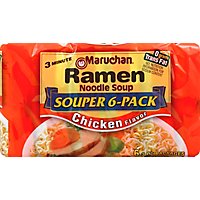 Maruchan Ramen Noodle Soup Chicken Flavor Souper - 6-3 Oz - Image 2