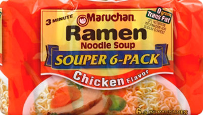 Maruchan Ramen Noodle Soup Chicken Flavor Souper - 6-3 Oz - Image 2