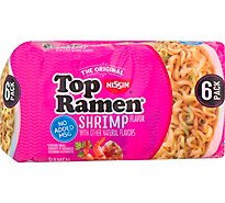 Nissin Top Ramen Ramen Noodle Soup Shrimp Flavor - 6-3 Oz