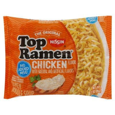 Nissin Top Ramen Ramen Noodle Soup Chicken Flavor - 3 Oz - Image 3