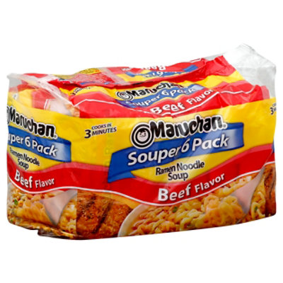 Maruchan Ramen Noodle Soup Beef Flavor - 6-3 Oz - Image 1