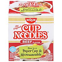 Nissin Cup Noodles Ramen Noodle Soup Beef Flavor - 2.25 Oz - Image 3