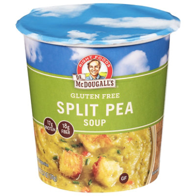 Dr. McDougalls Soup Gluten Free Vegan Split Pea With Barley - 2.5 Oz