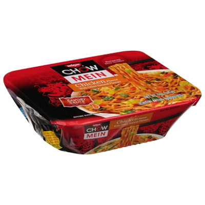 Nissin Chow Mein Noodle Premium Chicken Flavor - 4 Oz - Image 2