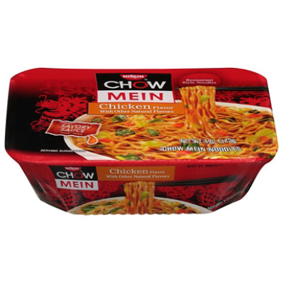 Nissin Chow Mein Noodle Premium Chicken Flavor - 4 Oz