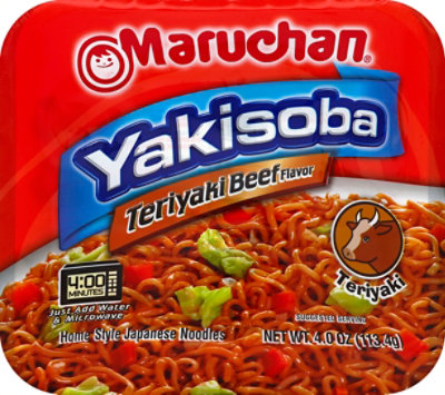 Maruchan Yakisoba Teriyaki Beef Flavor - 4 Oz - Image 2