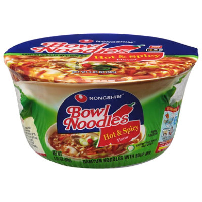 Nongshim Hot & Spicy Noodle Bowl - 3.03 Oz - Image 1