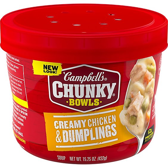 Campbell's Chunky Creamy Chicken and Dumplings Soup - 15.25 Oz