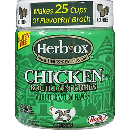 HERB-OX Bouillon Chicken Flavor 25 Count - 3.33 Oz - Image 2