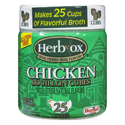 HERB-OX Bouillon Chicken Flavor 25 Count - 3.33 Oz