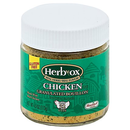 HERB-OX Bouillon Granulated Chicken Flavor - 4 Oz - Image 1