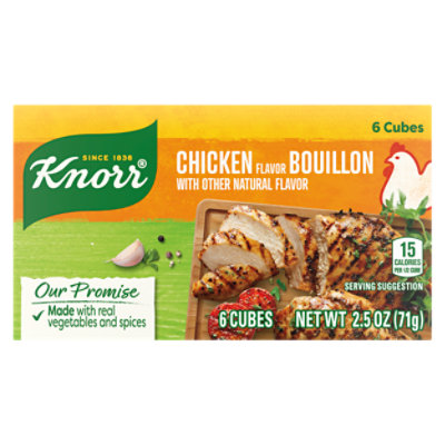 Knorr Bouillon Cubes Chicken Flavor Extra Large 6 Count - 2.5 Oz - Image 2