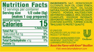 Knorr Bouillon Vegetable - 2.1 Oz - Image 6