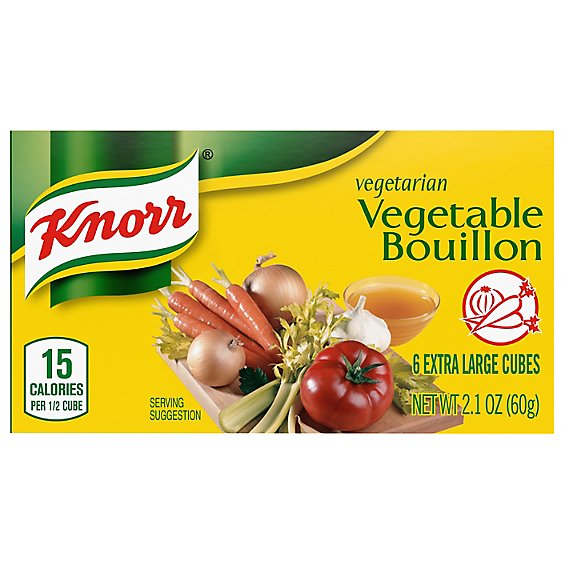 Knorr Bouillon Vegetable - 2.1 Oz
