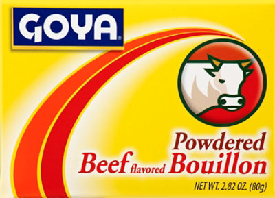 Goya Bouillon Powdered Beef Flavored Box - 2.82 Oz - Image 2