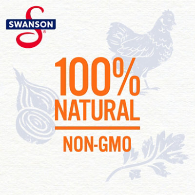 Swanson Natural Goodness 100% Natural - 33% Less Sodium Chicken Broth - 14.5 Oz - Image 2