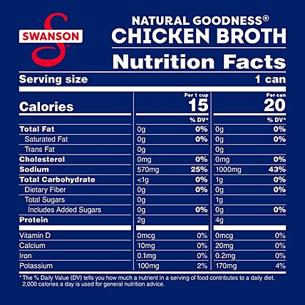 Swanson Natural Goodness Broth Chicken - 14.5 Oz - Image 4