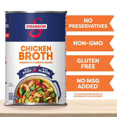 Swanson 100% Natural Chicken Broth - 14.5 Oz - Image 3