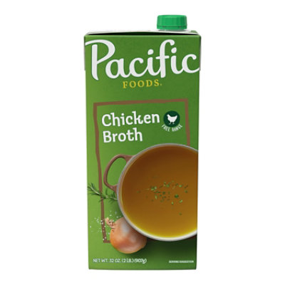 Pacific Foods Free Range Chicken Broth - 32 Oz - Image 1