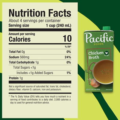 Pacific Foods Free Range Chicken Broth - 32 Oz - Image 4