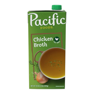 Pacific Broth Chicken Free Range - 32 Fl. Oz.
