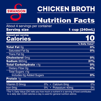 Swanson Chicken Broth - 32 Oz - Image 3