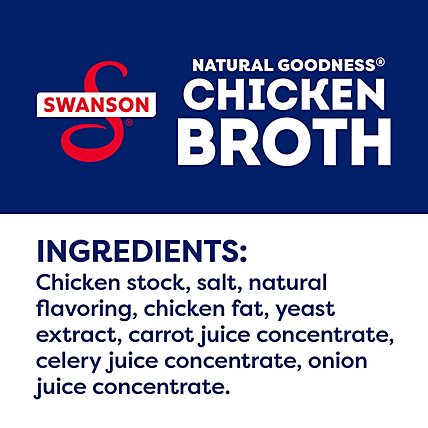 Swanson Natural Goodness Chicken Broth 33% Less Sodium - 32 Oz - Image 6