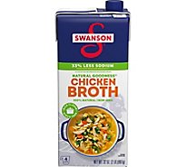 Swanson Natural Goodness Chicken Broth 33% Less Sodium - 32 Oz
