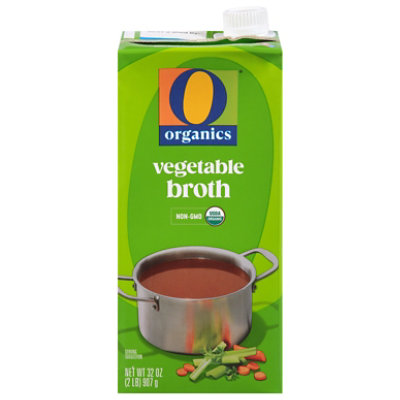 O Organics Organic Broth Vegetable - 32 Oz