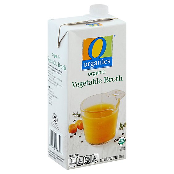 O Organics Organic Broth Vegetable - 32 Oz
