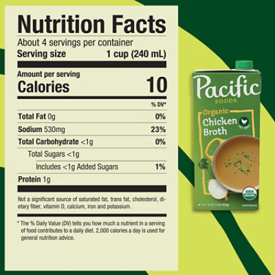 Pacific Foods Organic Free Range Chicken Broth - 32 Oz - Image 4