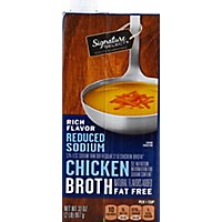 Signature SELECT Broth Chicken Reduced Sodium - 32 Oz - Image 3