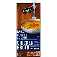 Signature SELECT Broth Chicken Reduced Sodium - 32 Oz - Image 2