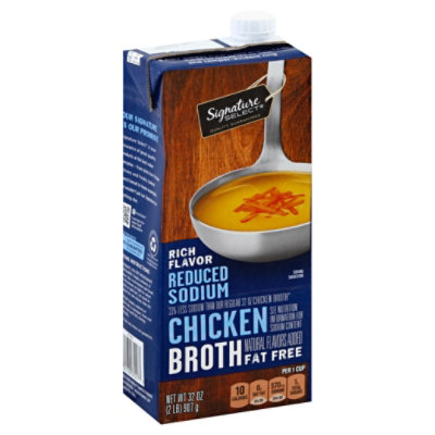 Signature SELECT Broth Chicken Reduced Sodium - 32 Oz - Image 1