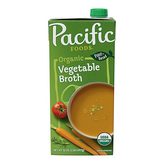 Pacific Foods Organic Vegetable Broth - 32 Oz