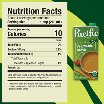 Pacific Foods Organic Vegetable Broth - 32 Oz - Image 4