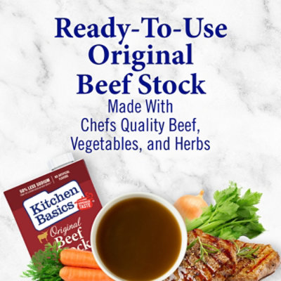 Kitchen Basics Original Beef Stock Carton - 32 Oz - Image 3