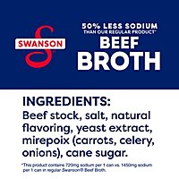 Swanson Broth Beef 50% Less Sodium - 14.5 Oz - Image 6