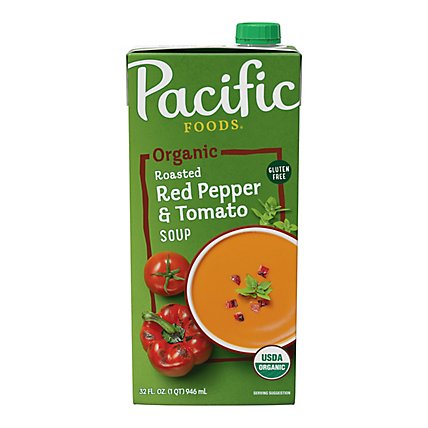 Pacific Organic Soup Roasted Red Pepper & Tomato - 32 Fl. Oz. - Image 2