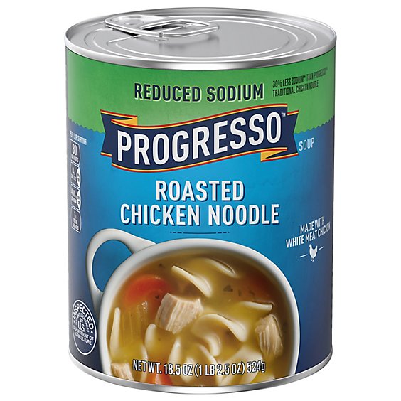 Progresso Soup Reduced Sodium Roasted Chicken Noodle - 18.5 Oz