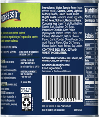 Progresso Vegetable Classics Soup Minestrone - 19 Oz - Image 5