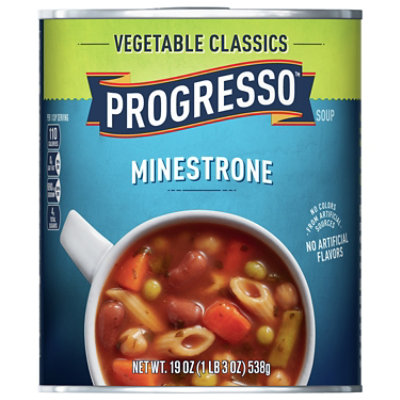 Progresso Vegetable Classics Soup Minestrone - 19 Oz - Carrs