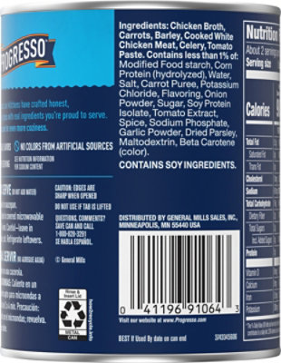 Progresso Traditional Soup Chicken Barley - 18.5 Oz - Image 6