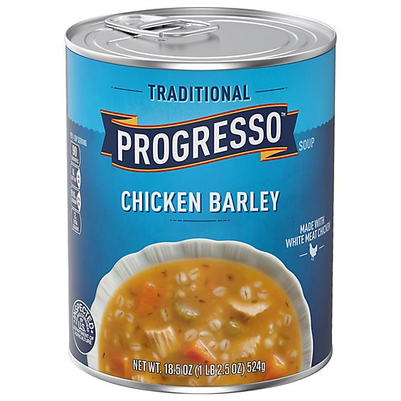 Progresso Traditional Soup Chicken Barley - 18.5 Oz