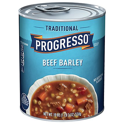 Progresso Traditional Soup Beef Barley - 19 Oz
