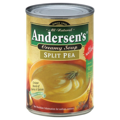 Andersens Soup Creamy Split Pea - 15 Oz