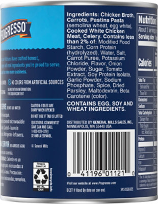 Progresso Traditional Soup Homestyle Chicken with Vegetables & Pearl Pasta - 19 Oz - Image 6